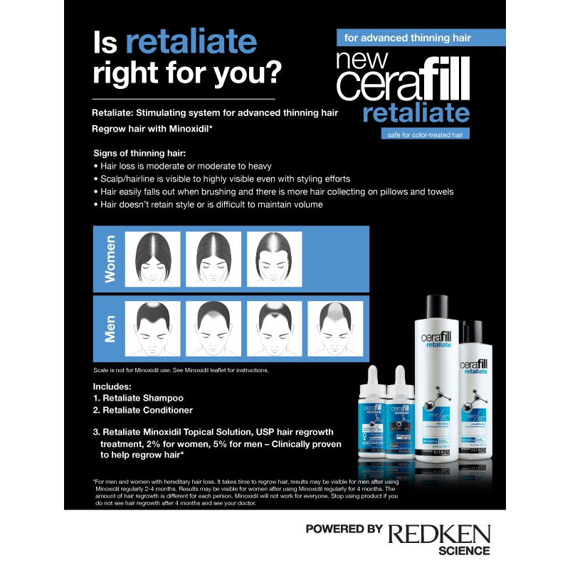 Redken Cerafill Retaliate 90ml Hair Serum To Prevent Hair Fall Shopee Singapore