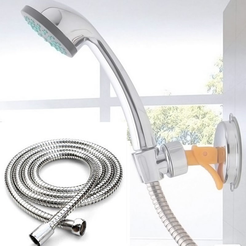 2m 78'' Head Shower Hose Bathroom Handheld Showerhead Sprayer Stainless Steel 
