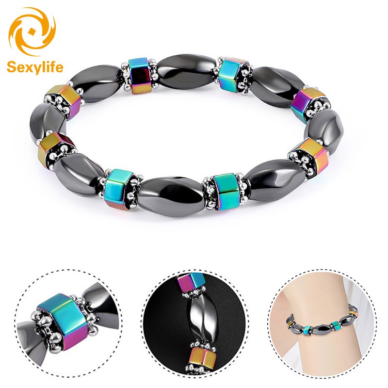 Multi-Couleur Hématite Thérapie Magnétique Bracelet