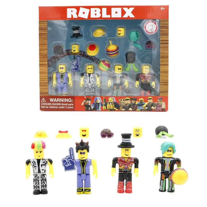 4pcs Set Roblox Blocks Doll Virtual World Neverland Lagoon Action - 4pcs set roblox blocks doll virtual world neverland lagoon action