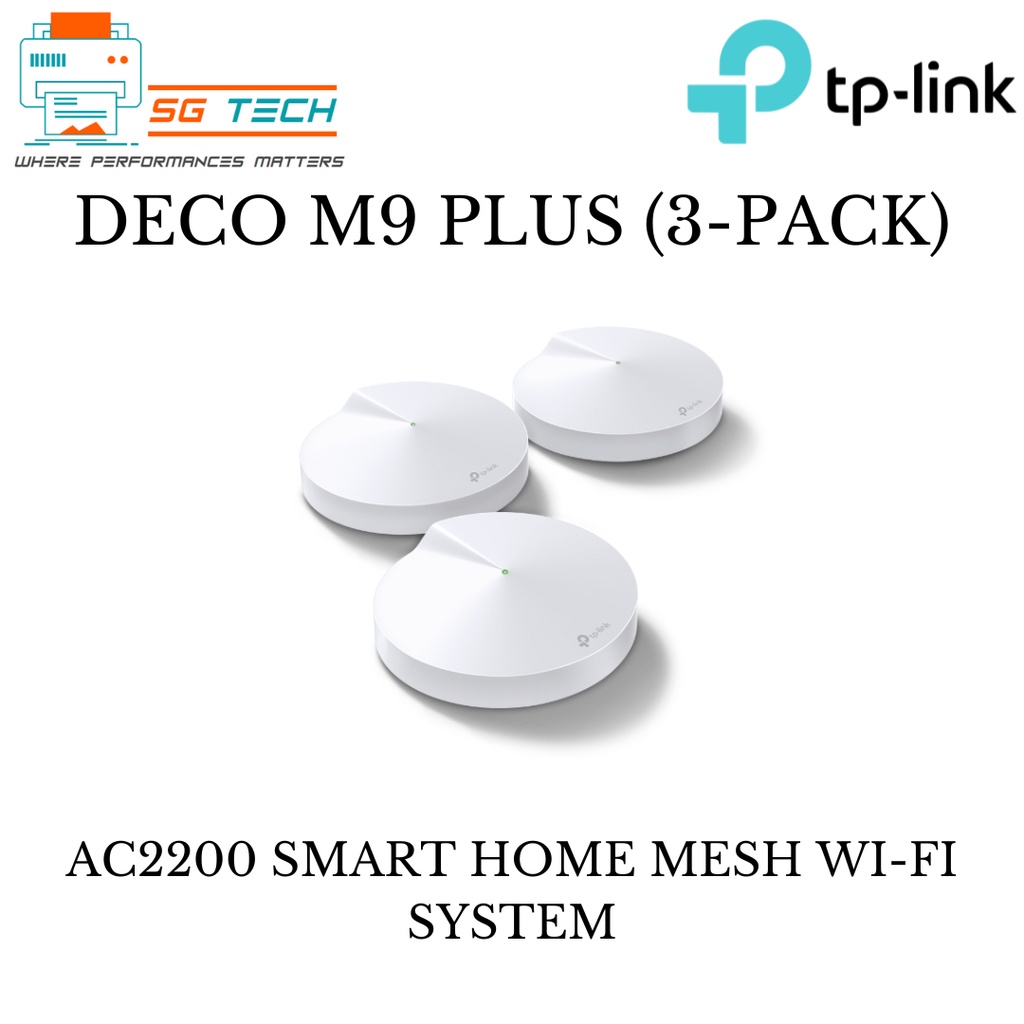 TP-Link Deco M9 Plus(3-pack) 3 Years Warranty | Shopee Singapore