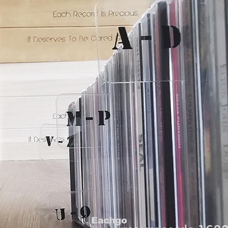 Tag Acrylic Classification Card Alphabet Tab Music Vinyl Record Divider A-Z
