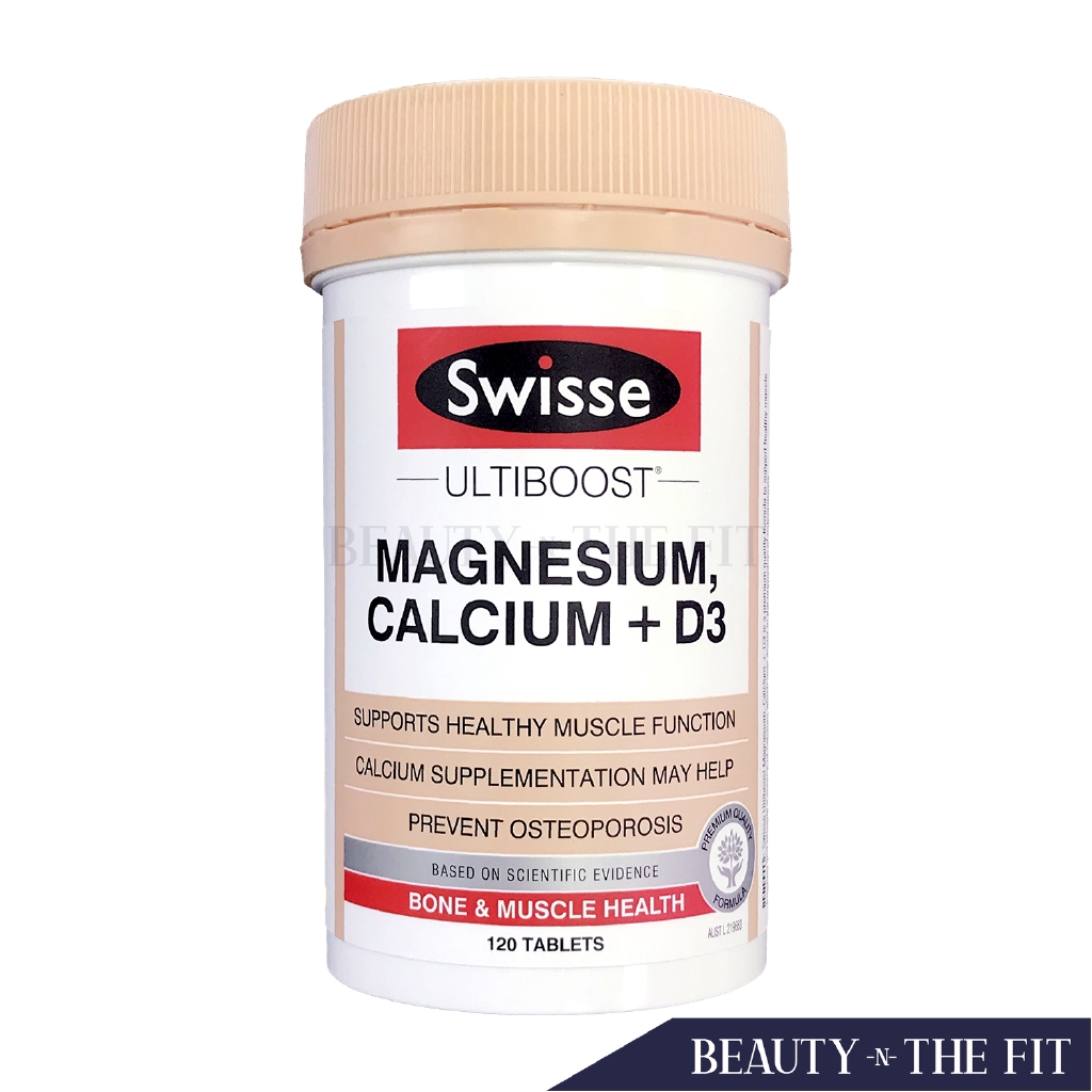 Swisse Ultiboost Magnesium Calcium D3 120tablets
