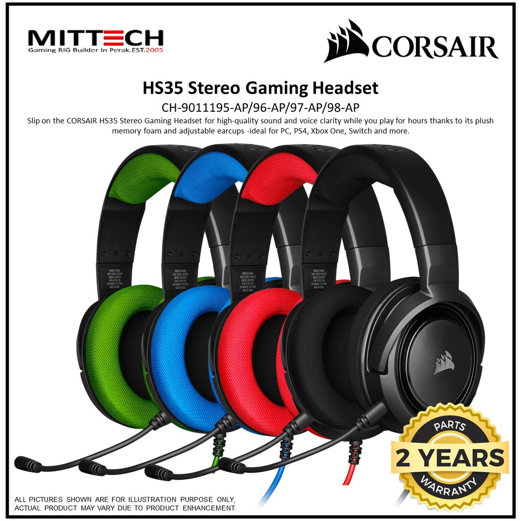 corsair hs35 shopee