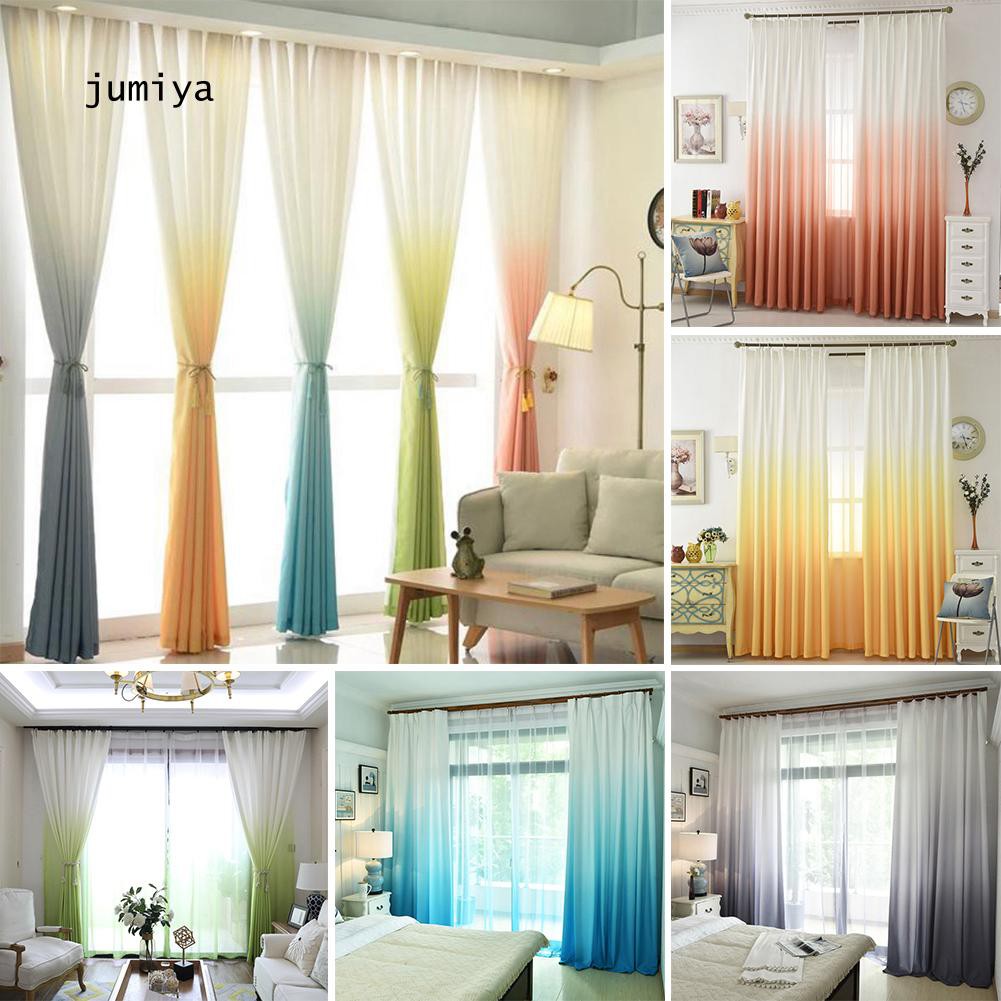 Jy Elegant Curtain Window Door Valance Drape Divider Bedroom Home