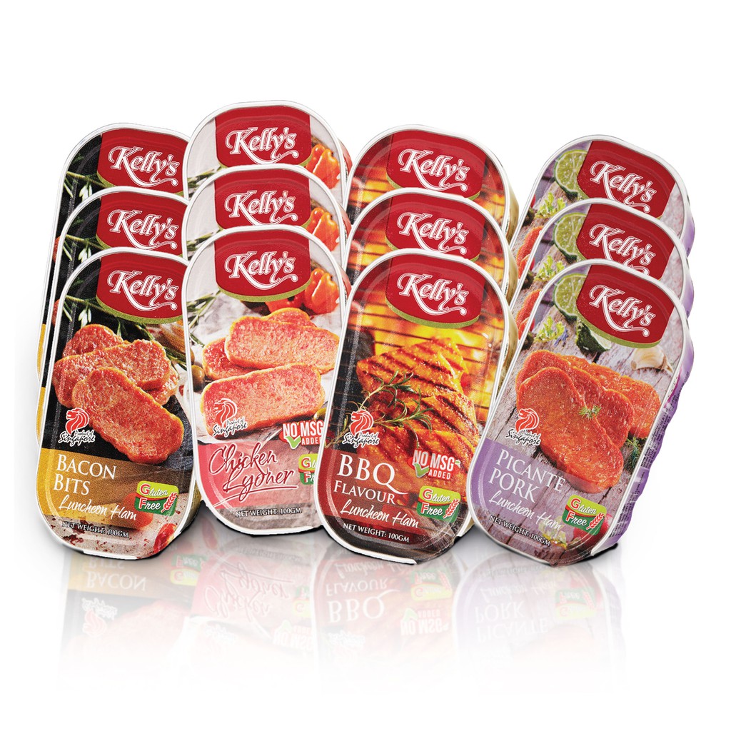 Kelly's Luncheon Ham Bundle 12 [12 X 100G] Shopee Singapore
