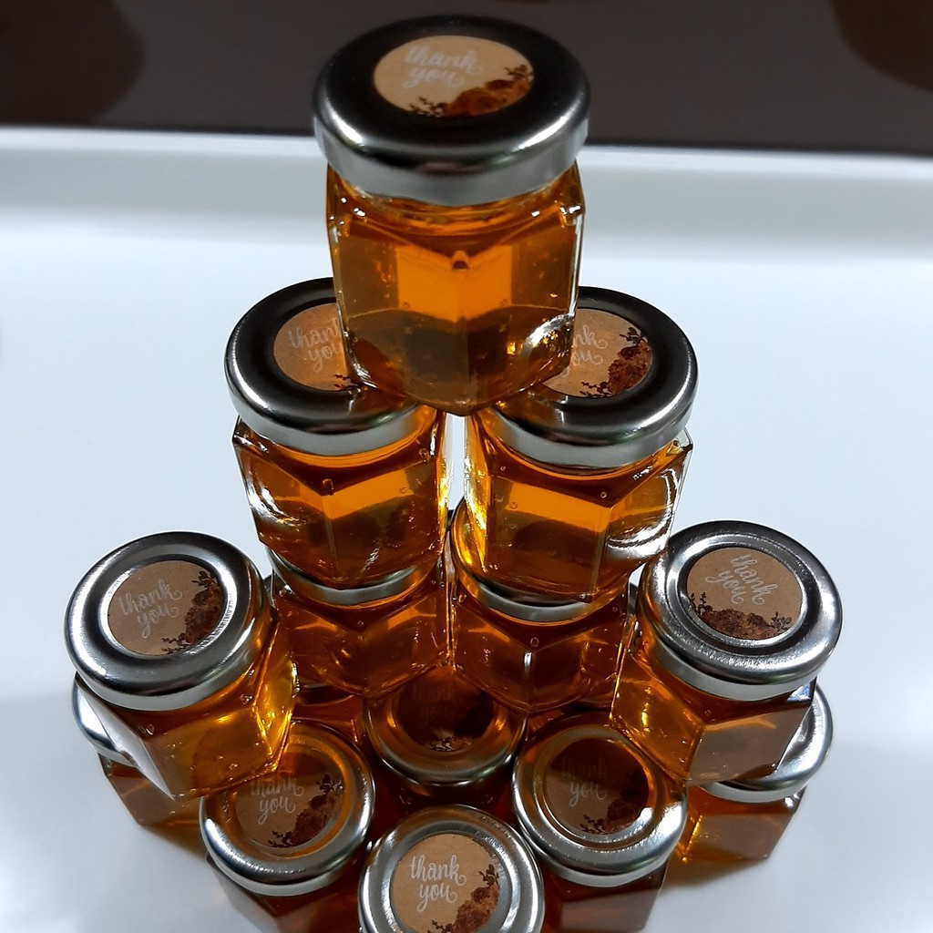25 Pcs Set Halal Madu Honey 40 Ml Jar With 50