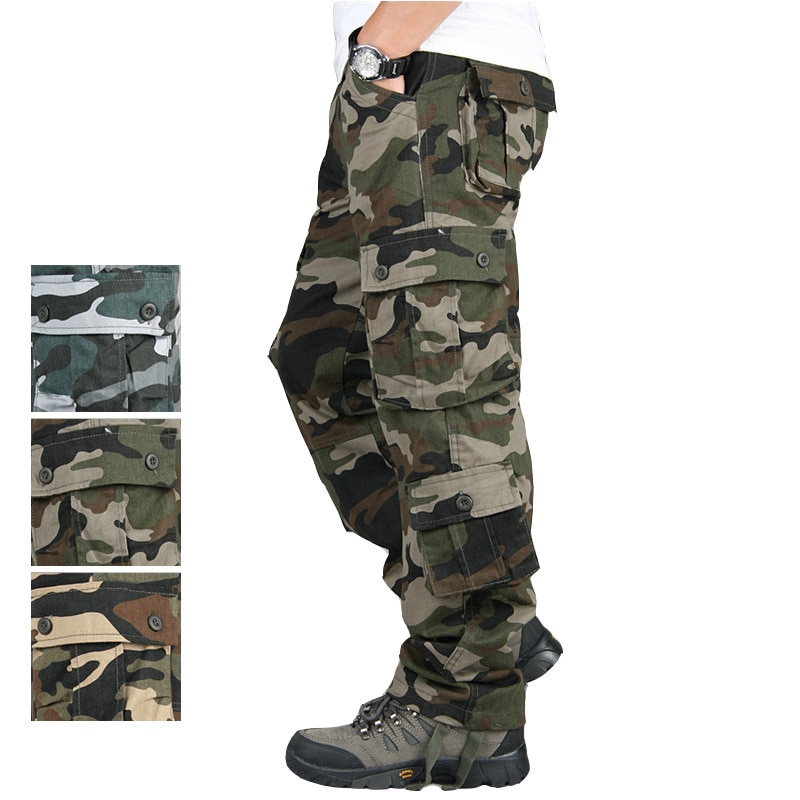 military camouflage cargo pants