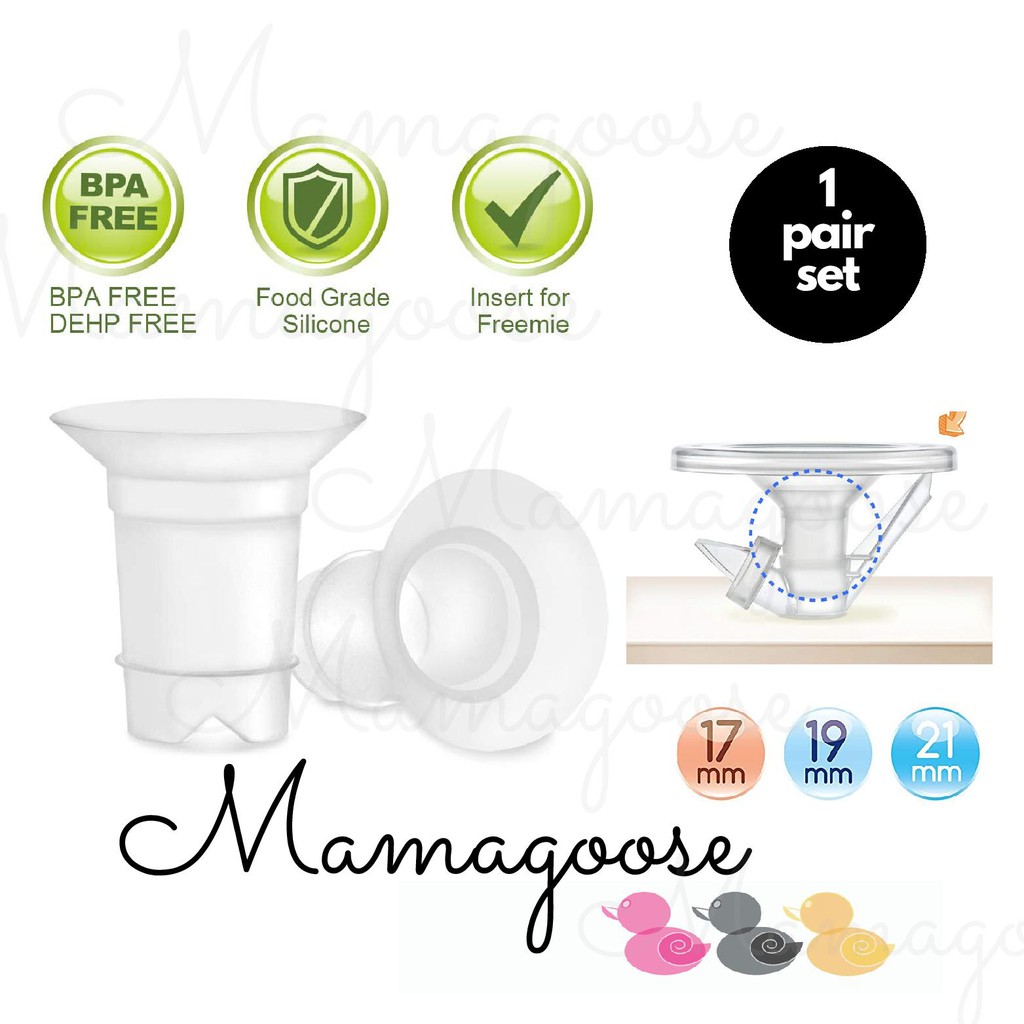 Maymom Flange Insert for Freemie Spectra Youha Handsfree Cup Breast