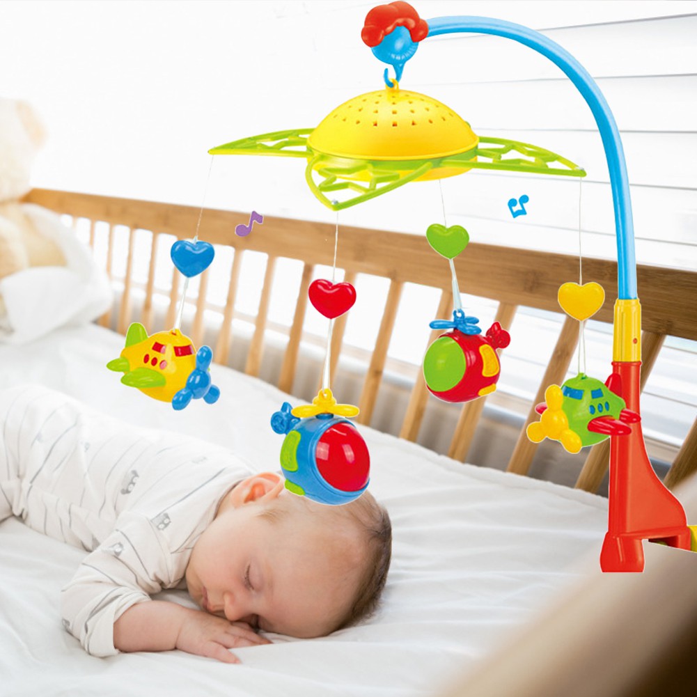 Baby Crib Mobile With Lights And Relaxing Music Musical Crib