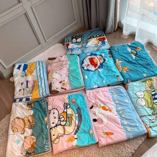 [Local Stock]EmmAmy®110x150cm Children Cotton Quilt Kids Cartoon Summer Premium Baby Blanket #1