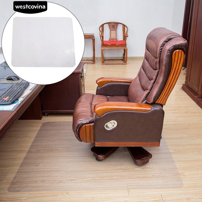 West Pvc Rectangle Office Chair Floor Pad Mat Carpet Protective