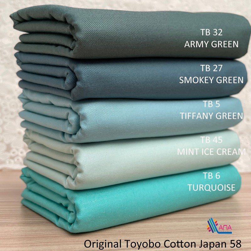 Tb21 Tb40 Kain Pasang Original Toyobo Cotton Japan Bidang 58 Harga Utk 0 5m German Cotton Egyptian Cotton Shopee Singapore