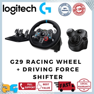 Logitech G29 Gaming Wheel Trueforce Racing wheel for Multi-platforms + Shifter Bundle