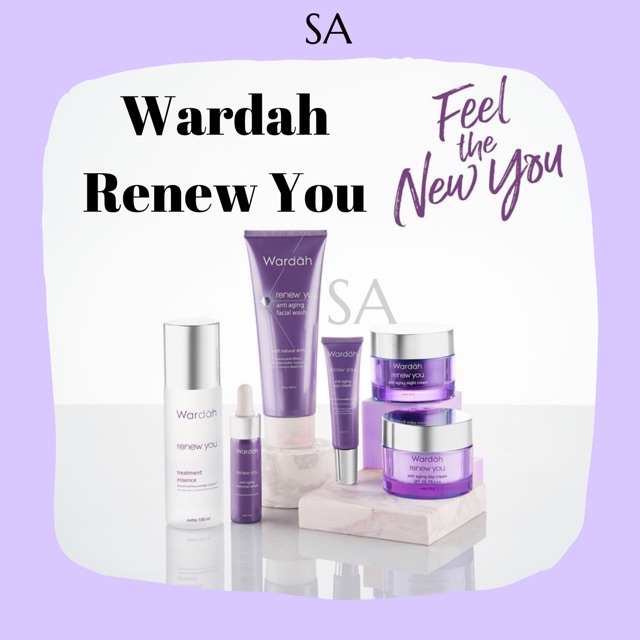 wardah renew you anti aging night cream