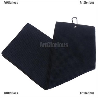 ArtGlorious Trifold Microfiber Golf Towel 16” x 24” With Hook Cleans Clubs Balls Hands #8