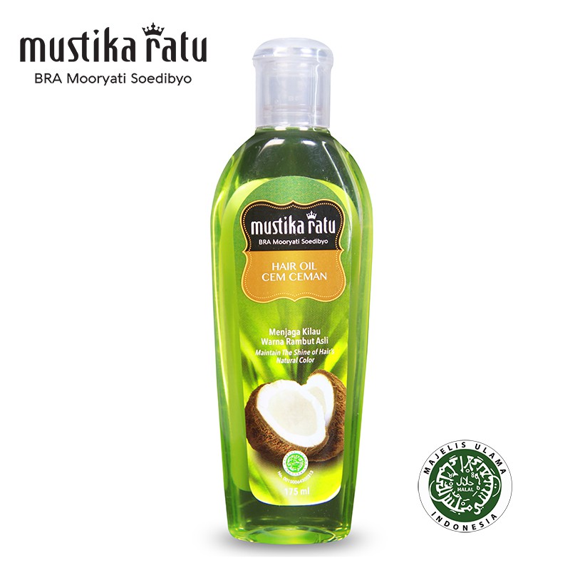 Mustika Ratu Minyak Cem Ceman For Shiny Hair 175ml Shopee Singapore