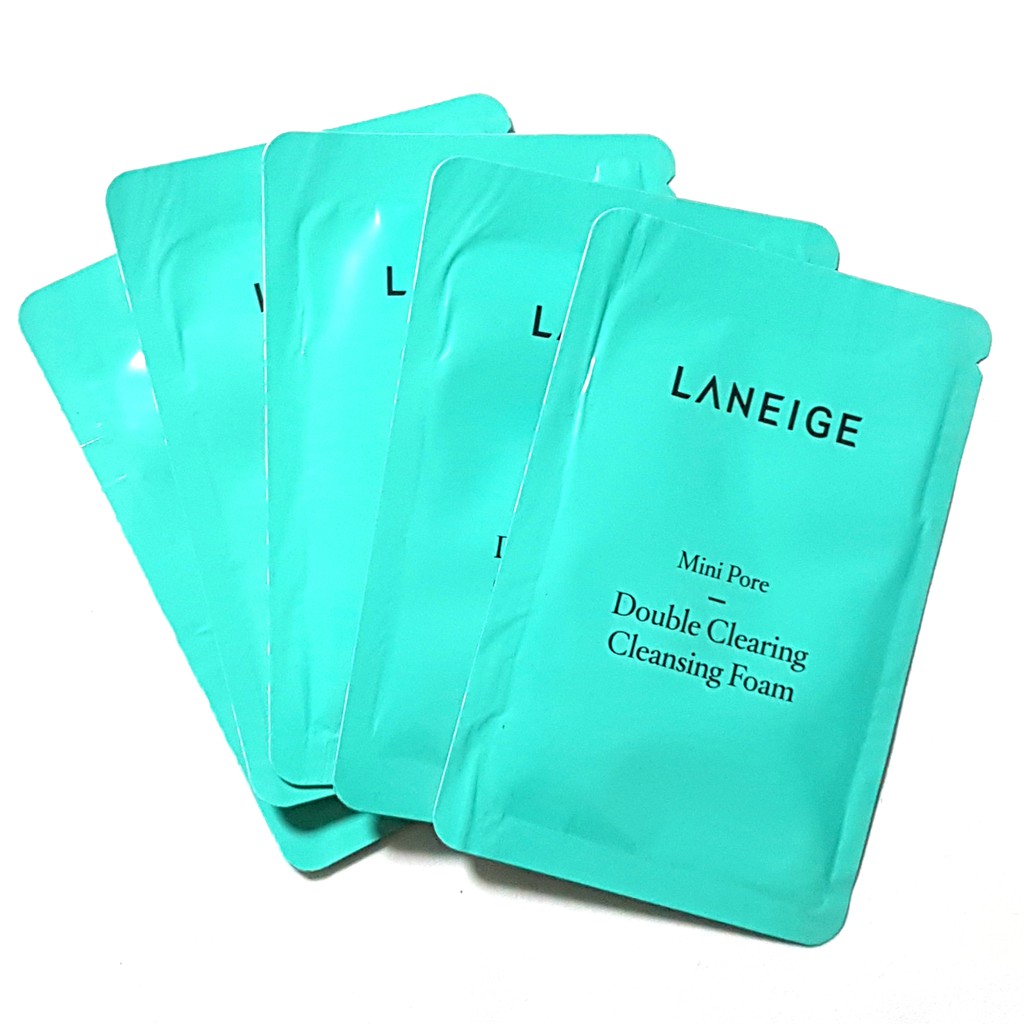 laneige double clearing cleansing foam