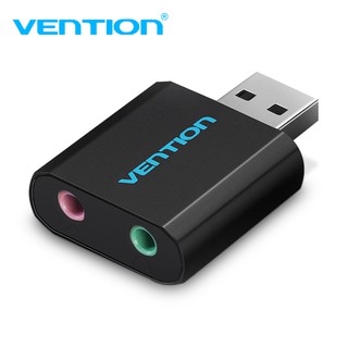 Vention Sound Card USB to 3.5mm aux mic adapter stereo audio Splitter
