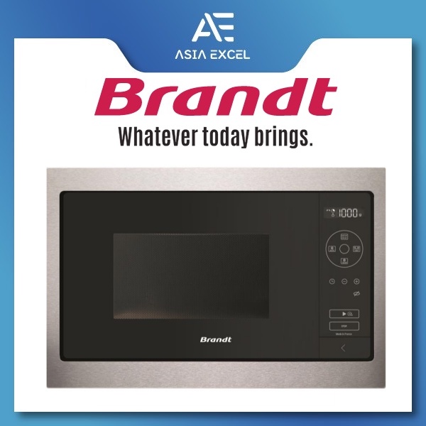 BRANDT BMS7120X 26L STAINLESS STEEL BUILTIN MICROWAVE OVEN Shopee