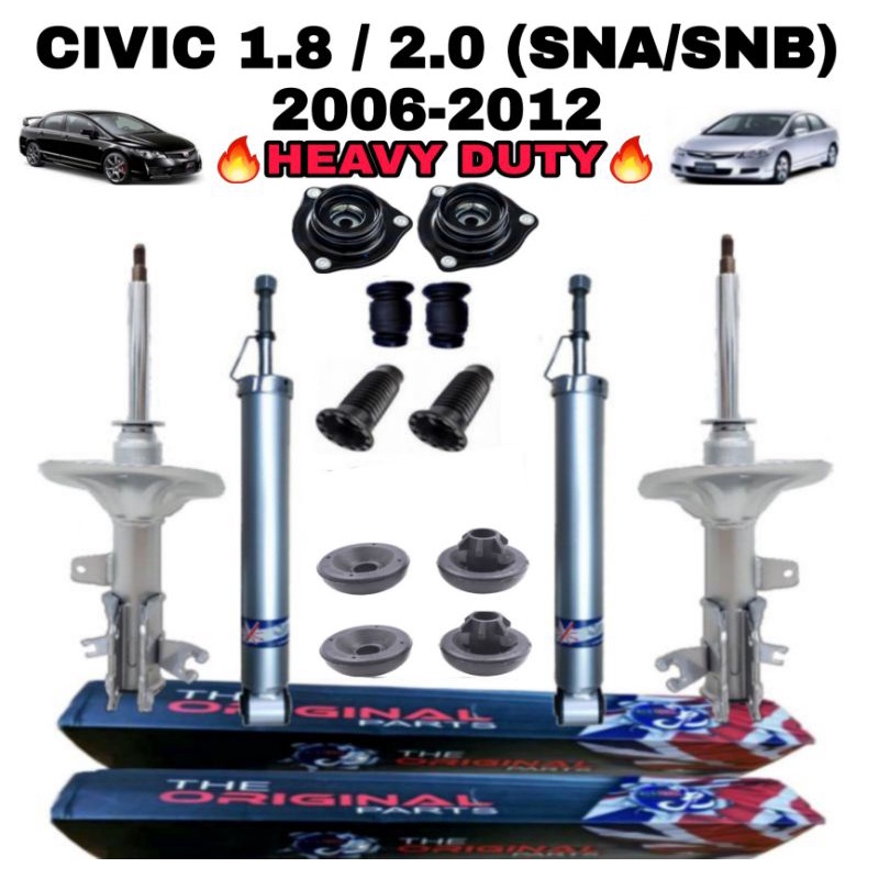Kyb Rs Ultra Same Qhuk Quality Absorber Front Rear Heavy Duty Honda Civic 1 8 2 0 Sna Snb Suspension Shopee Singapore