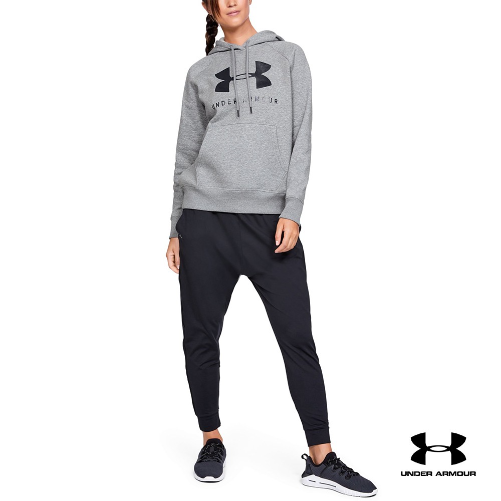 under armour women's rival fleece sportstyle graphic hoodie
