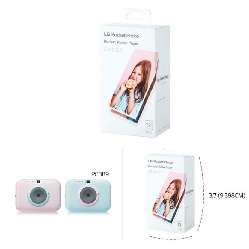 lg pocket photo snap paper