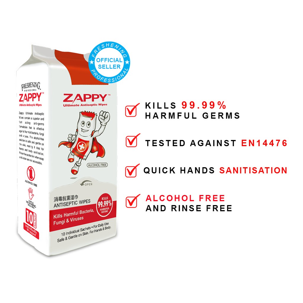 zappy wet wipes