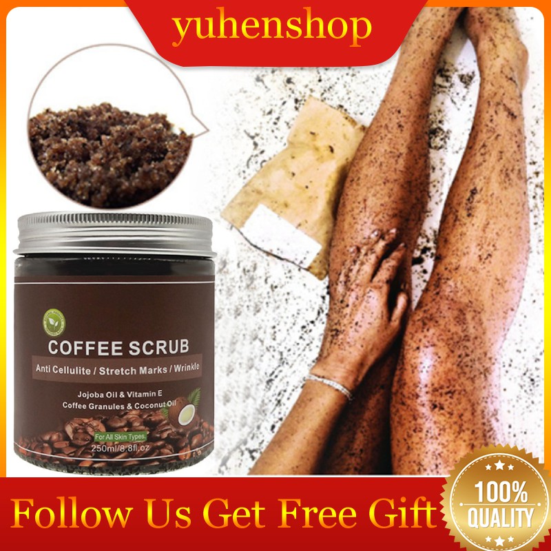 coffee exfoliating scrub