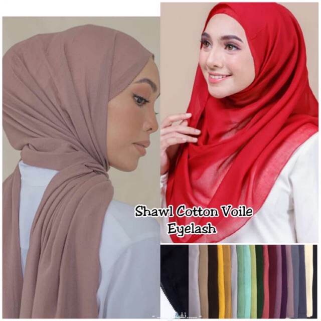 cotton voile shawl