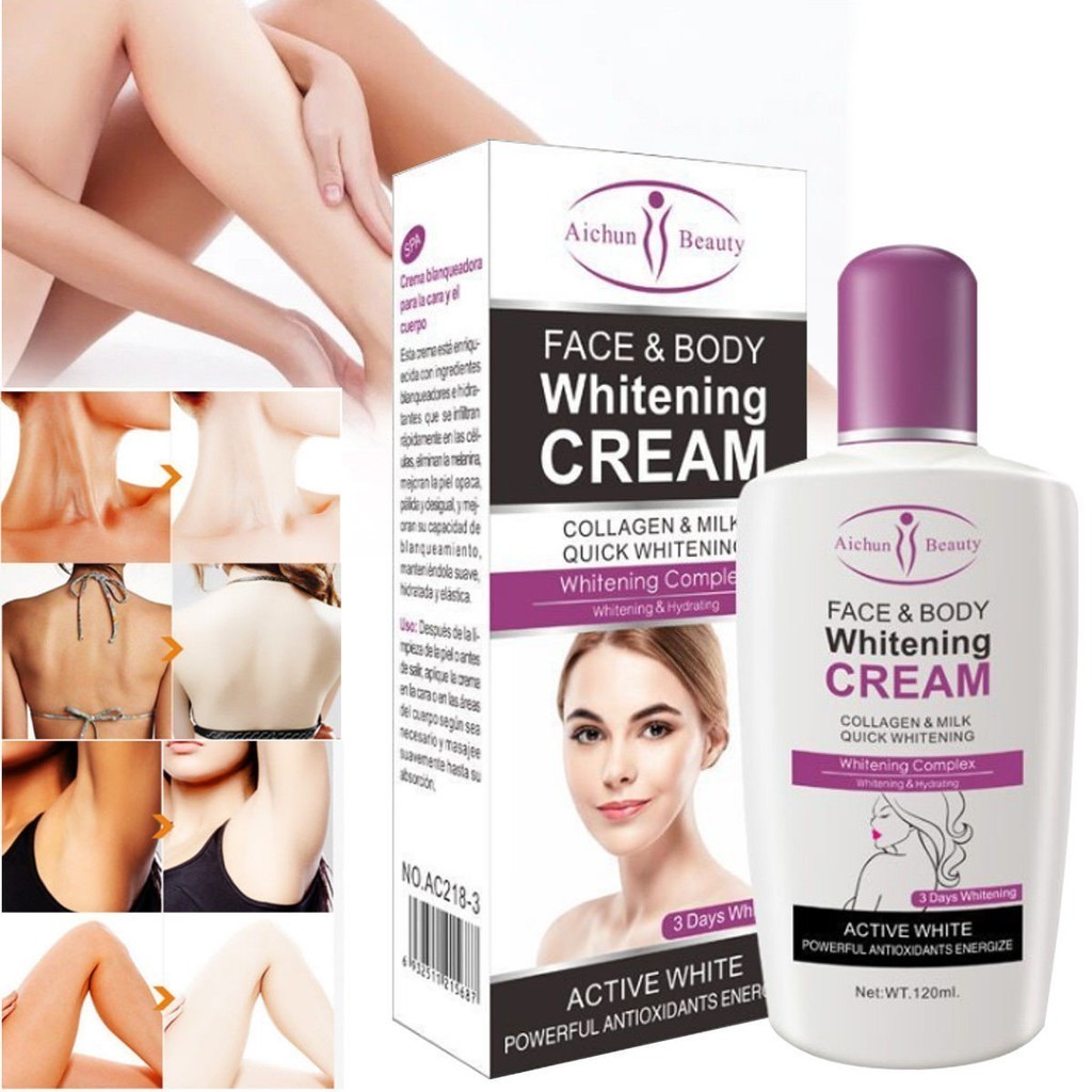 black skin bleaching cream