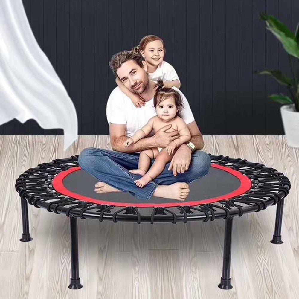 Indoor Mini Trampolines Silent Mini Trampoline No Handle Bar Fitness Trampoline Bungee Rebounder Jumping Cardio Trainer Workout Shopee Singapore