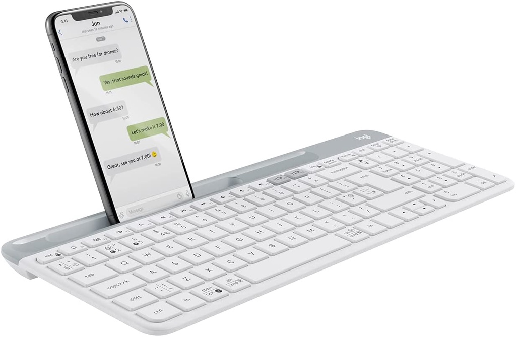 Logitech K580 Multi-Device Bluetooth Wireless Slient Keyboard with ...