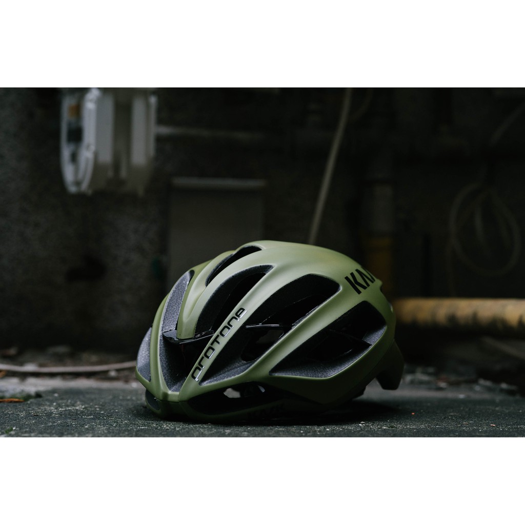 kask protone olive green matt