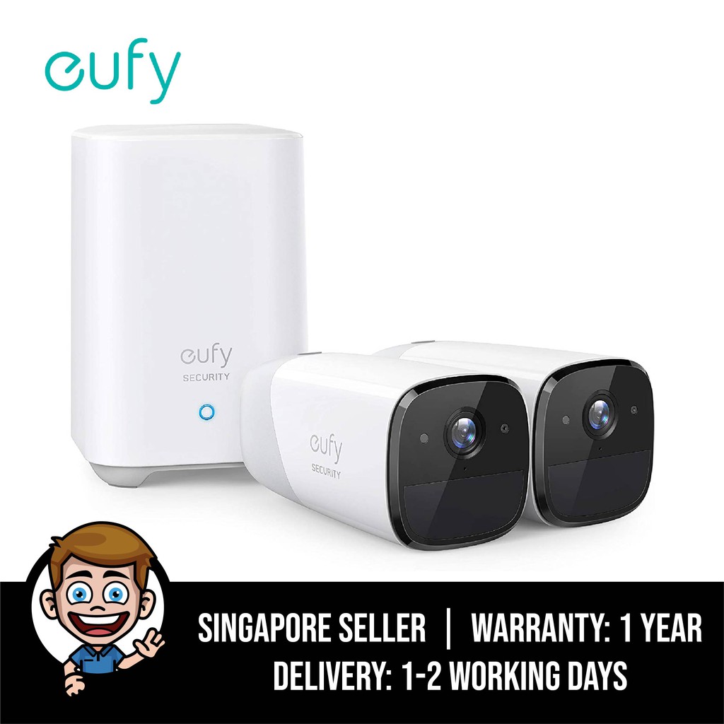 eufy Security eufyCam 2 Wireless Home Security Camera System, 365Day