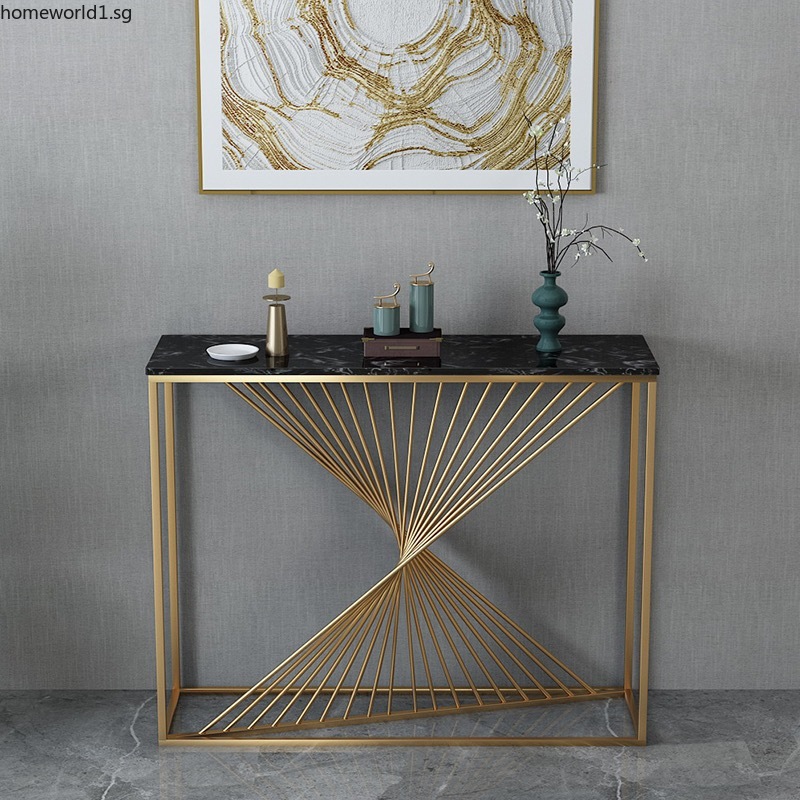 READY STOCK Hallway table console table nordic marble table entrance table wall table side table