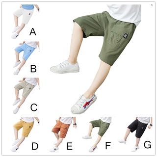 Boy Short Pants Kids Casual Seluar Pendek Budak Lelaki Cotton Slacks Linen Style Sport Korean Casual Pants #1