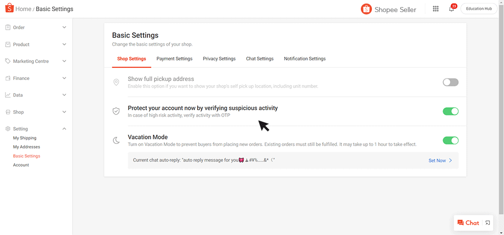 Setting Up Auto Reply Shopee My Seller Education Hub