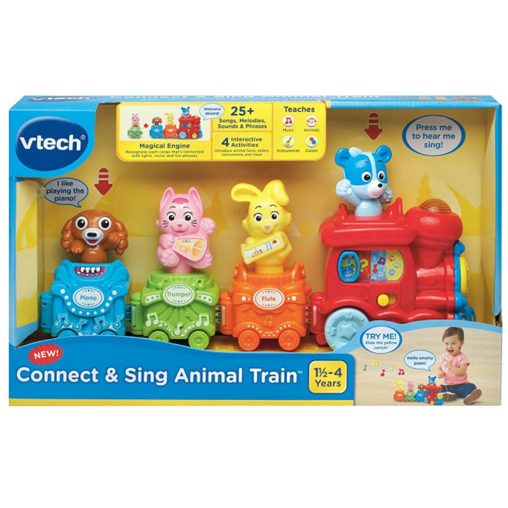 vtech connect and sing animal train