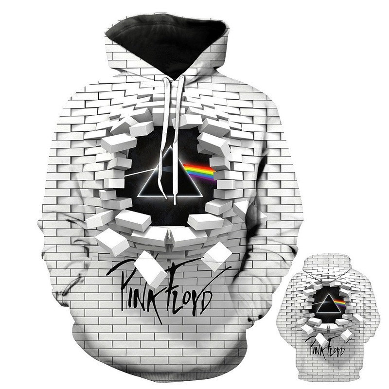 3d pink floyd hoodie