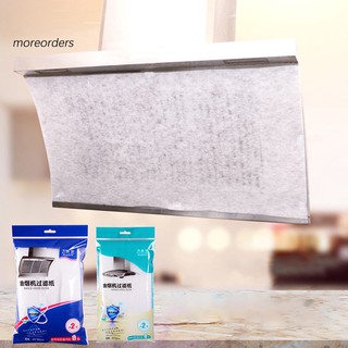 Mord 2pcs Range Hood Grease Filter Paper Oil Absorbent Dirt Stopper Kitchen Appliance Shopee Singapore