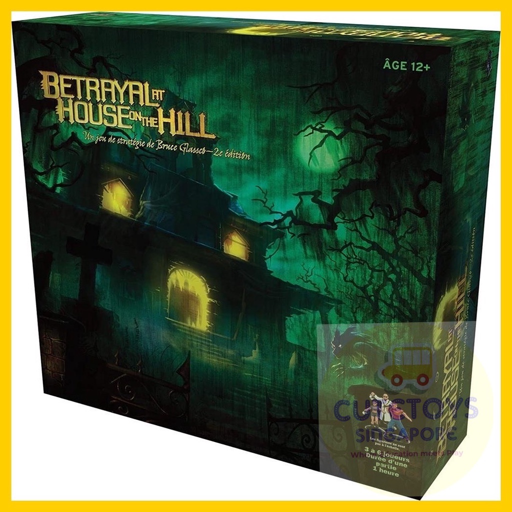 [SG] Betrayal At House On The Hill Board Game (Fun Party Game) | Shopee ...