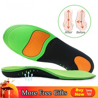 EVA Orthopedic Shoes Sole Insoles For feet Arch Foot Pad X/O Type Leg Correction Flat Foot Arch Support Sports Shoes Insert
