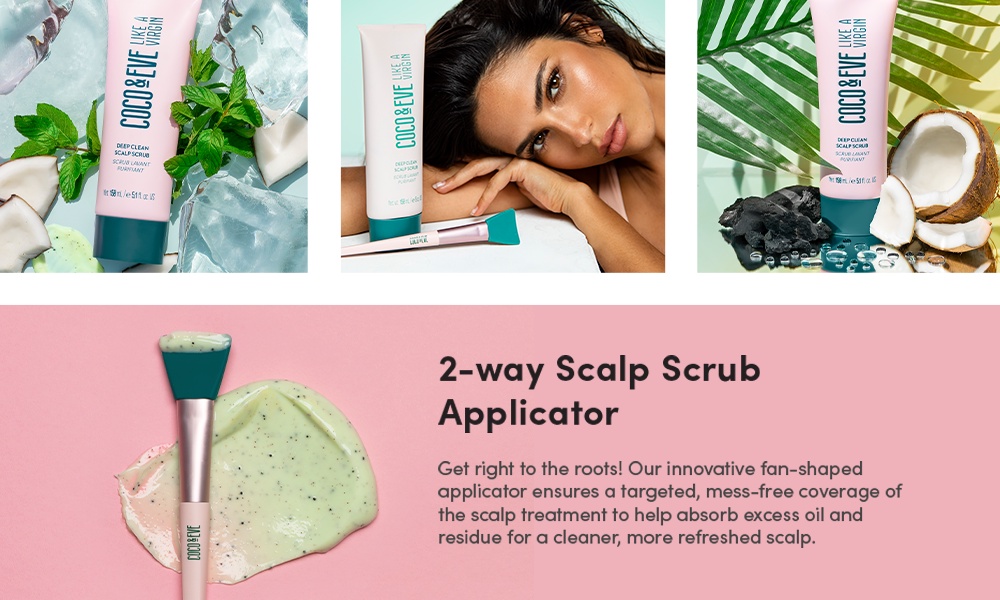 Coco & Eve Deep Clean Scalp Scrub Shopee Singapore