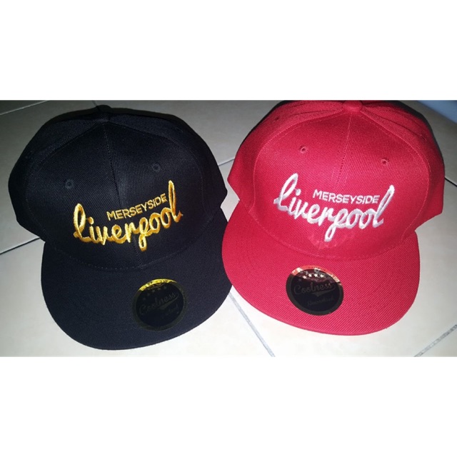 liverpool black and gold baseball cap