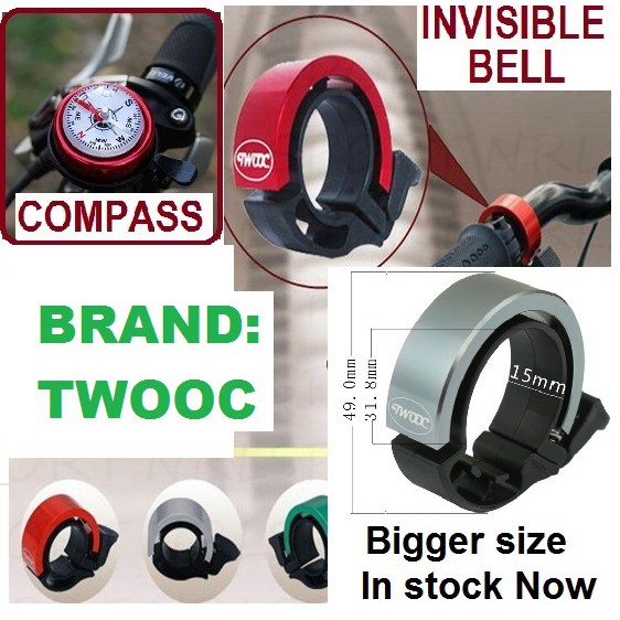 Invisible Bicycle Bell Aluminum Bike Handlebar Alarm Horn Safe Handle