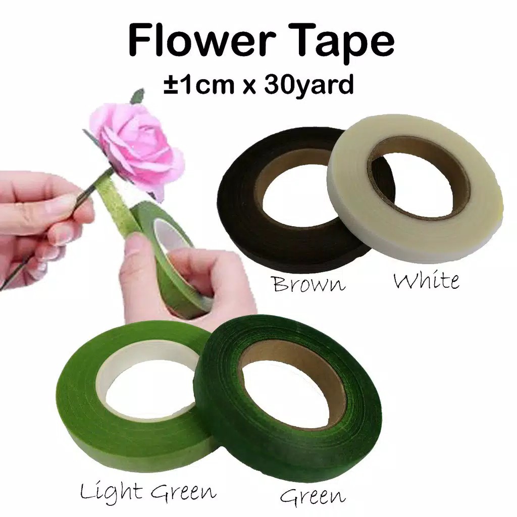 Flower Floral Tape - Wire Flower Insulation - Bloombox Bouquet Circuit |  Shopee Singapore
