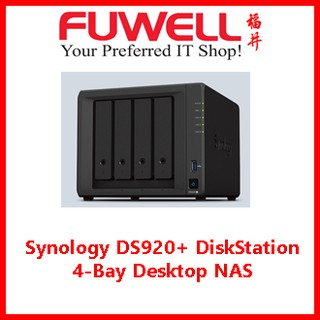 Synology DS920+ DiskStation 4-Bay Desktop NAS [ 3 Years Warranty ]