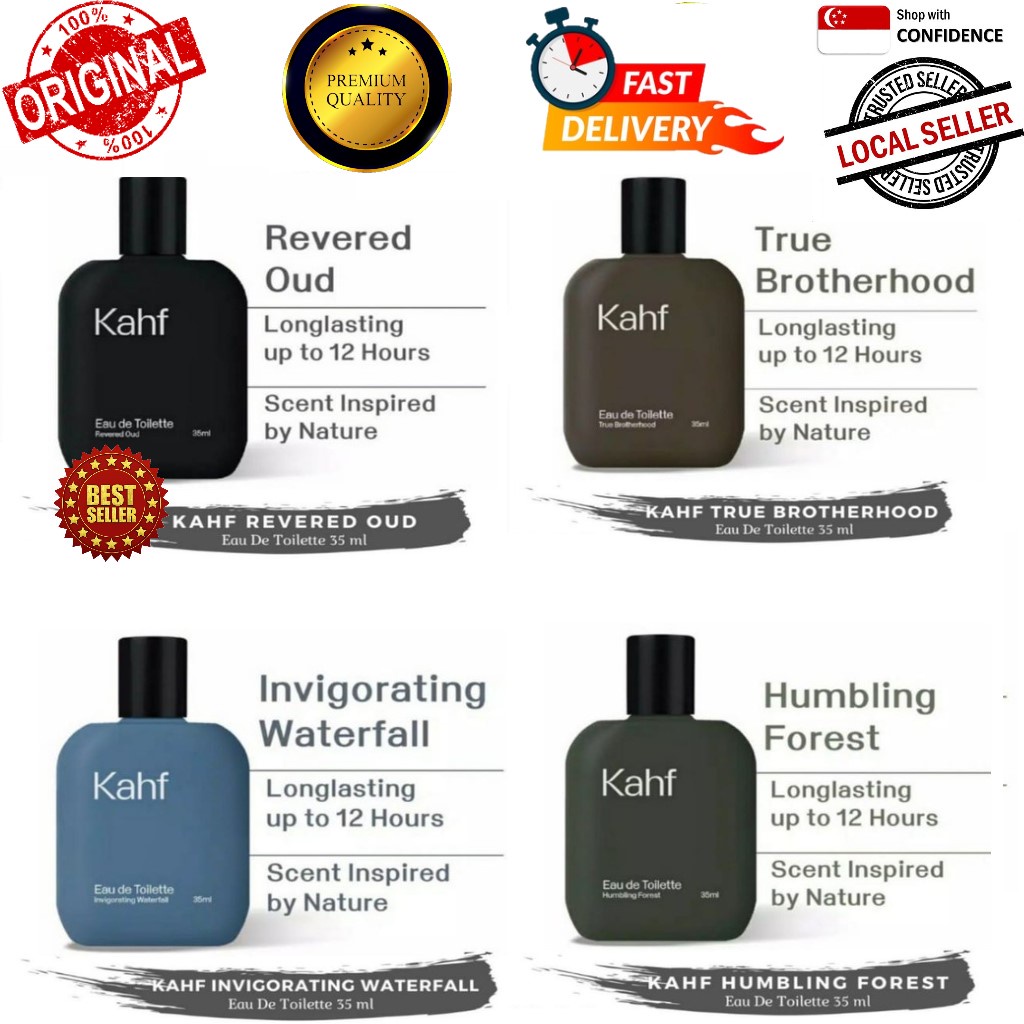[SINGAPORE SELLER] ORIGINAL KAHF Perfume inspired by nature (Bestselling Oud Perfume) [Eau De