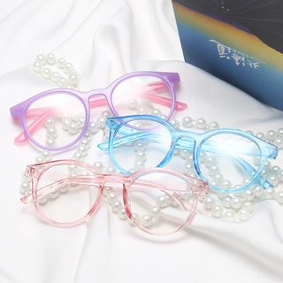 Image of thu nhỏ 1PC Multicolor Anti Blue Light PC Frame Eyeglasses Transparent Eye Glasses Blocking Spectacles Computer Eyewear for Children Kid #0